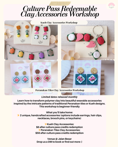Culture Pass Redeemable Clay Workshop