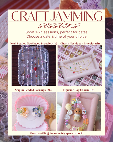 Craft Jamming Sessions - By Appt (Date & Time of your choice)