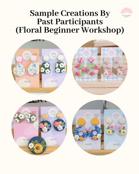 Clay Earrings Workshop (Floral)- 8th / 28th Sept