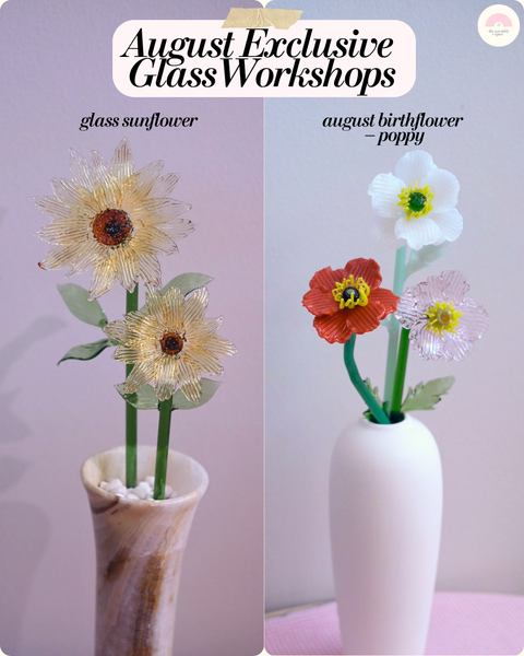August Exclusive Glass Workshops