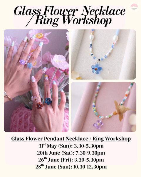Glass Flower Necklace / Ring Lampwork Workshops - May