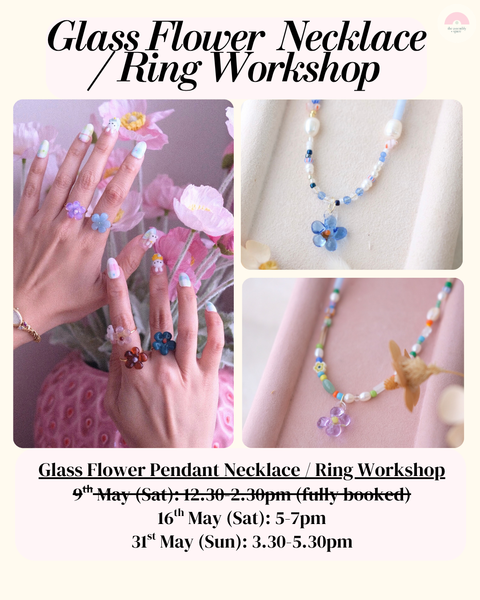 Glass Flower Necklace / Ring Lampwork Workshops - May
