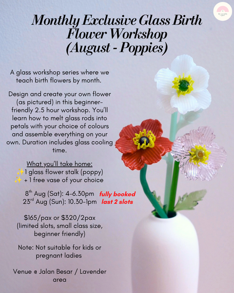 August Exclusive Glass Workshops