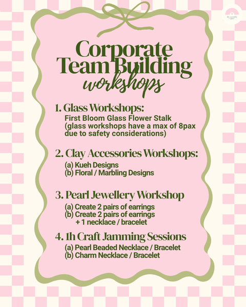 Corporate Workshops / Hen's Parties / Kid's Birthday Parties / Events