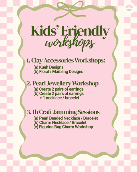 Corporate Workshops / Hen's Parties / Kid's Birthday Parties / Events