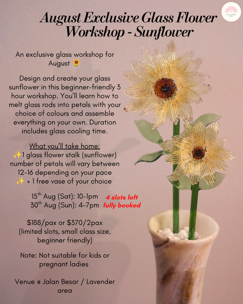 August Exclusive Glass Workshops