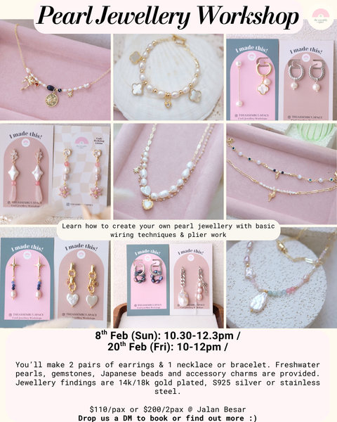 Pearl Jewellery Workshop - Feb
