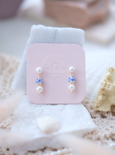 Pearl Earrings - Porcelain v2