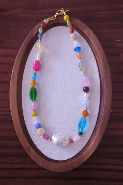 Vela Baroque Necklace (Gold)