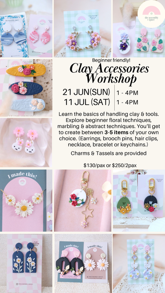 Clay Accessories Workshop (Beginner) - Jun / Jul