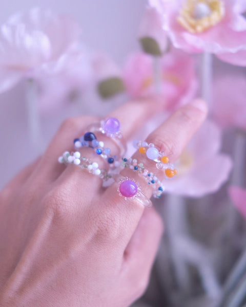 Glass Ring Workshop (Rose & Polka dots)