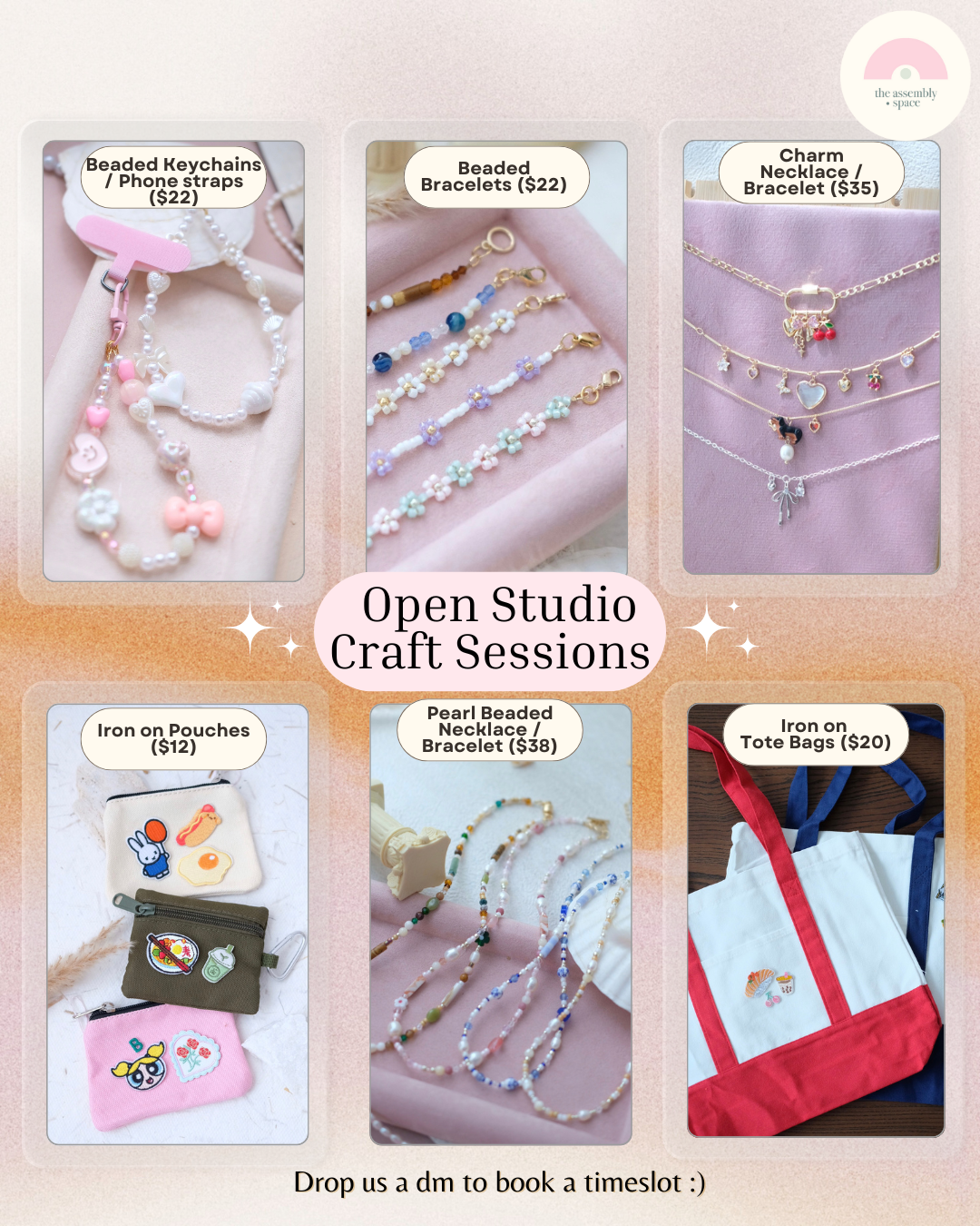 Open Studio Craft Sessions - 45mins