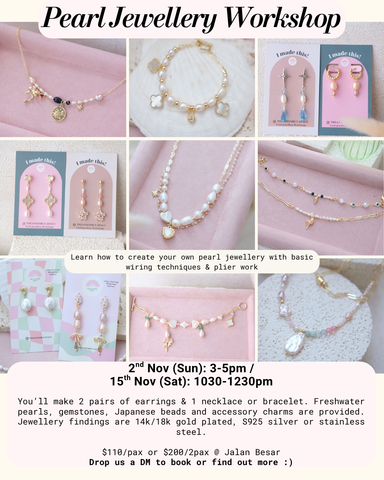 Pearl Jewellery Workshop - 2nd / 15th Nov