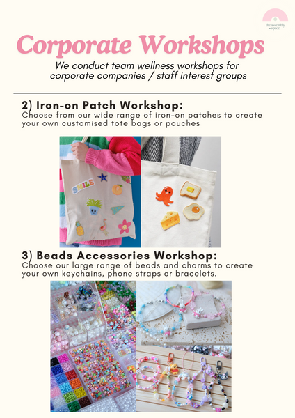 Corporate Workshops / Hen's Parties / Kids' Birthday Parties / Events