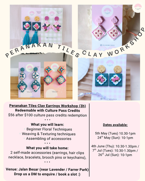 Culture Pass Redeemable Clay Workshops (May / June)