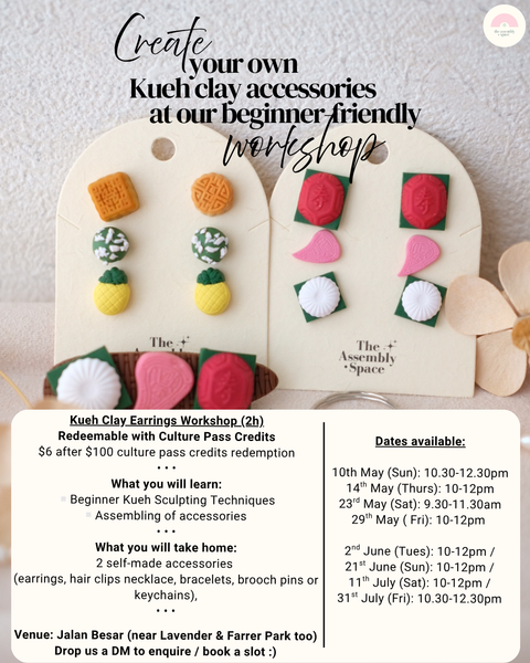 Culture Pass Redeemable Clay Workshops (May / June)