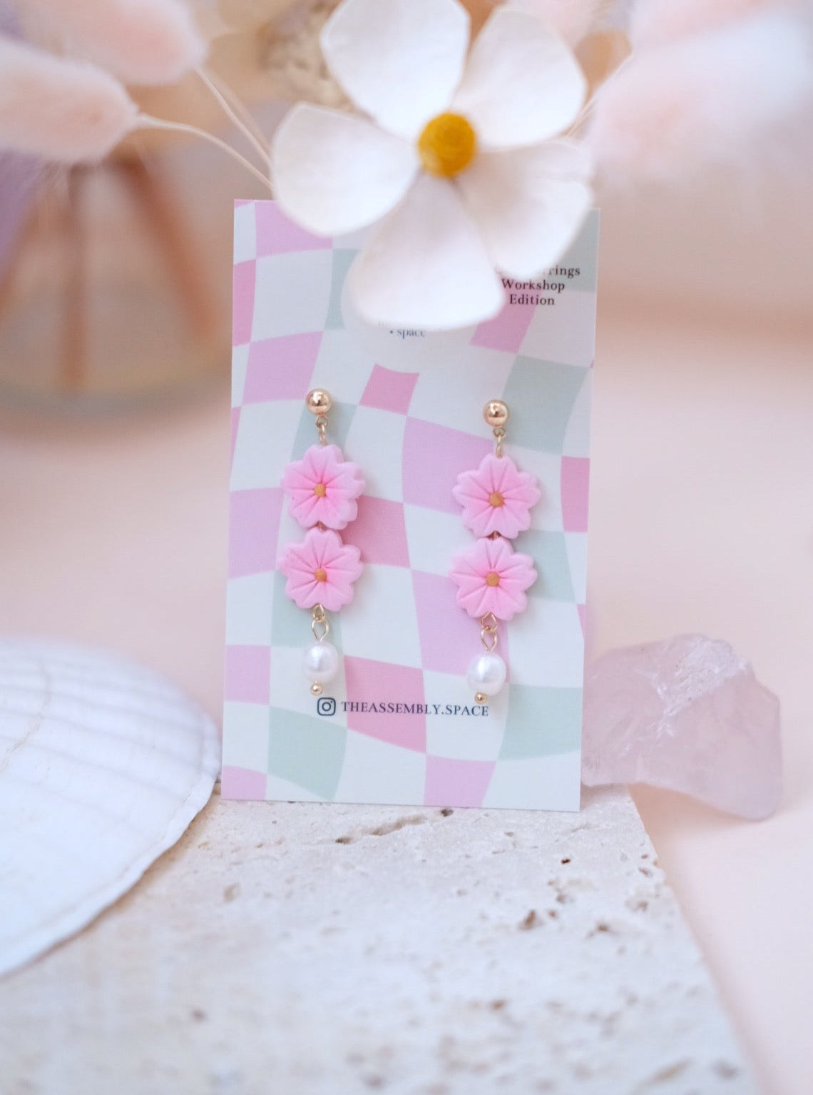 Sakura - Duo pink (with pearls) restock