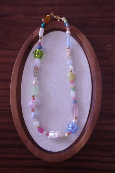 Vela Baroque Necklace (Gold)