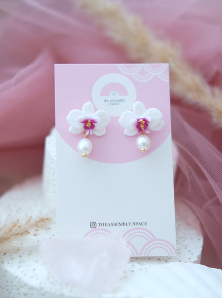 [PRE-ORDER] Orchid - Single Pearl Dangle