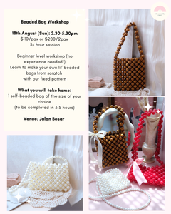 Beaded Bag Workshop - 11th Aug