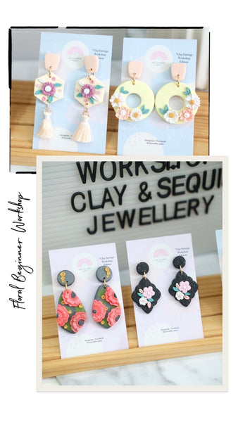 Clay Earrings Workshop (Floral)- 15th / 16th / 22nd June