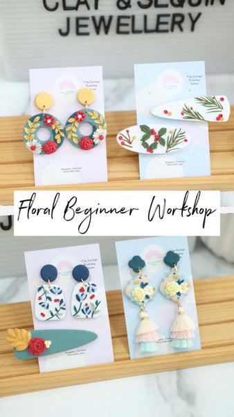 Clay Earrings Workshop (Floral)- 8th / 28th Sept