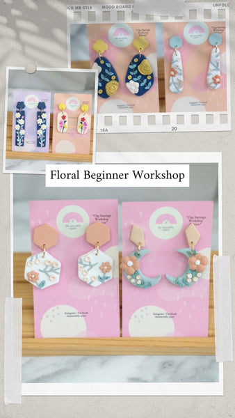 Clay Earrings Workshop (Floral)- 8th / 28th Sept